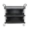 Vestil Commercial Cart, 43x20, 3 Shelf, Panels, Steel, 550 lb Load Capacity, 3 Shelves, 20.5 L, 43.375 W CSC-P - alternate 2